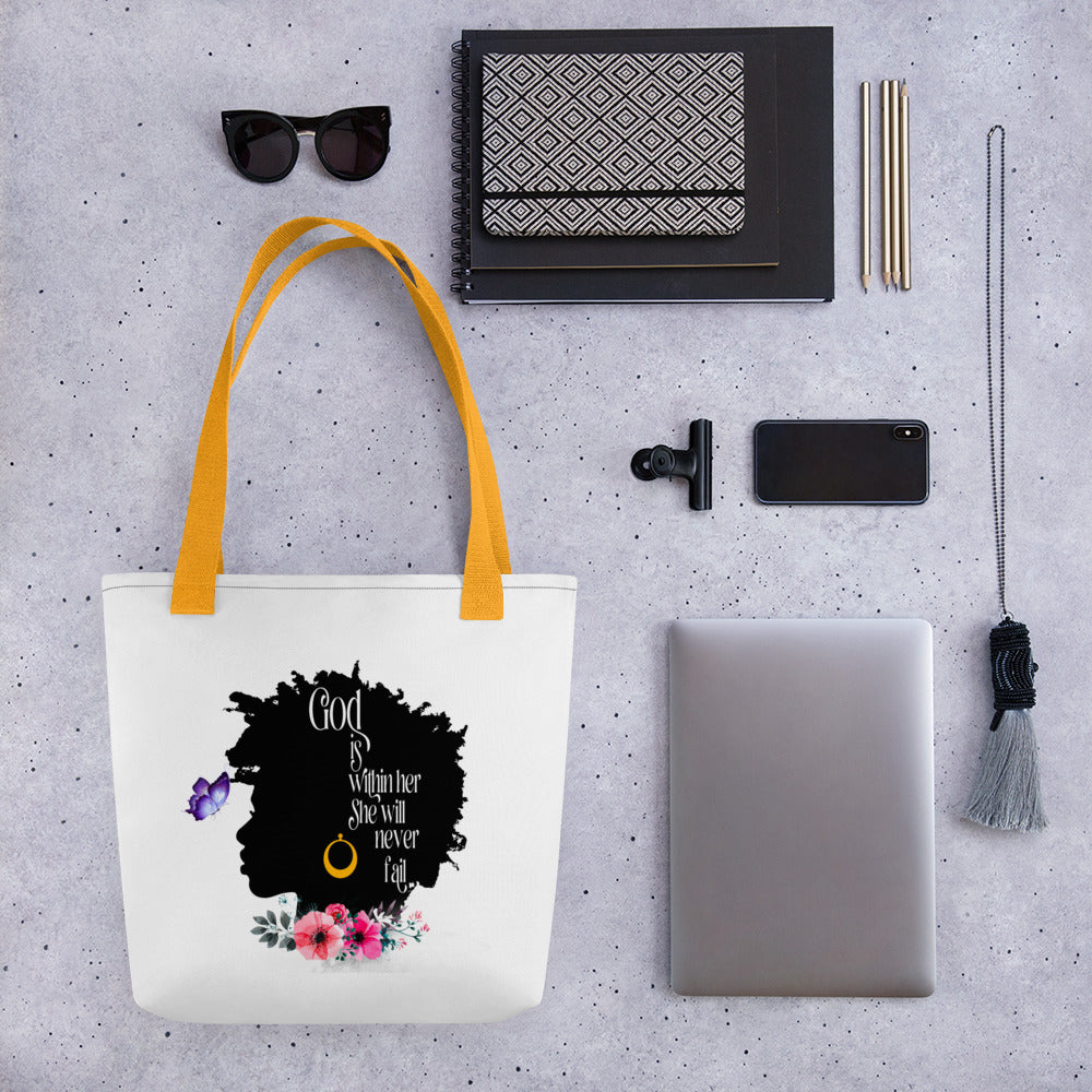 God Is Within Her Tote bag