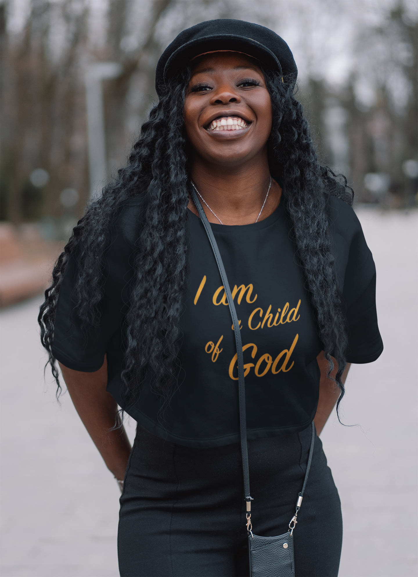 I Am A Child Of God Crop Top