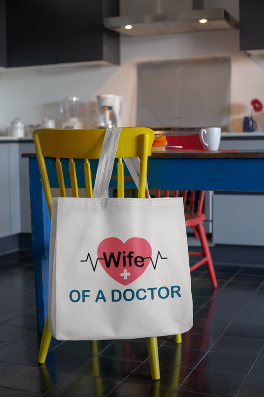 Wife Of A Doctor Tote bag