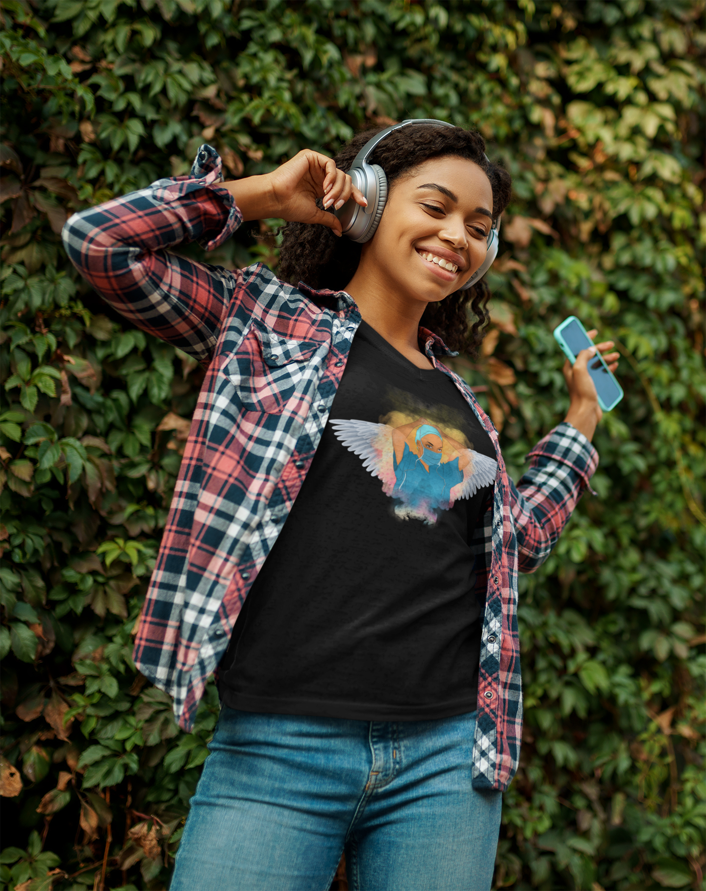 Nurse Is Angel Unisex Short Sleeve V-Neck T-Shirt