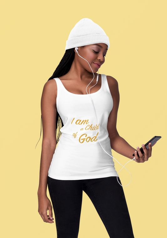 I am a Child Of God Women's Racerback Tank