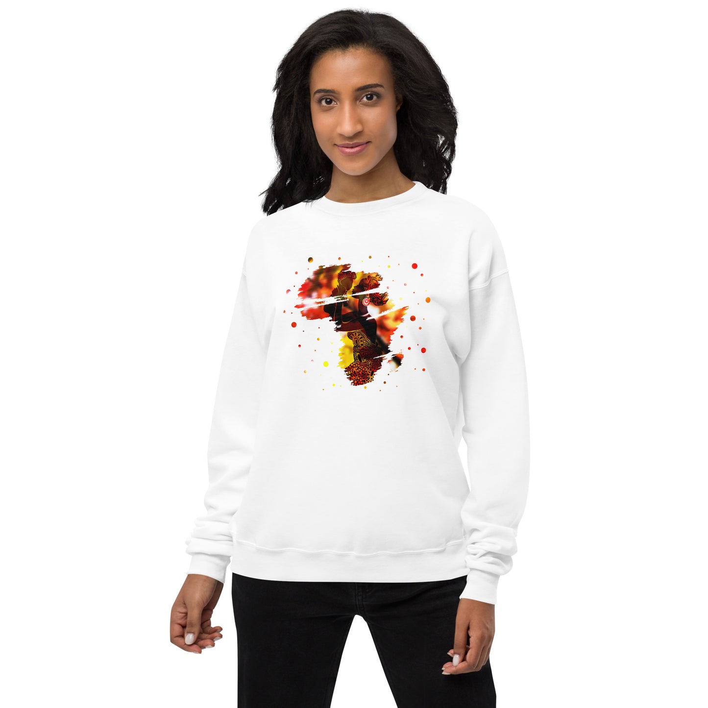 Mom With Child Unisex fleece sweatshirt