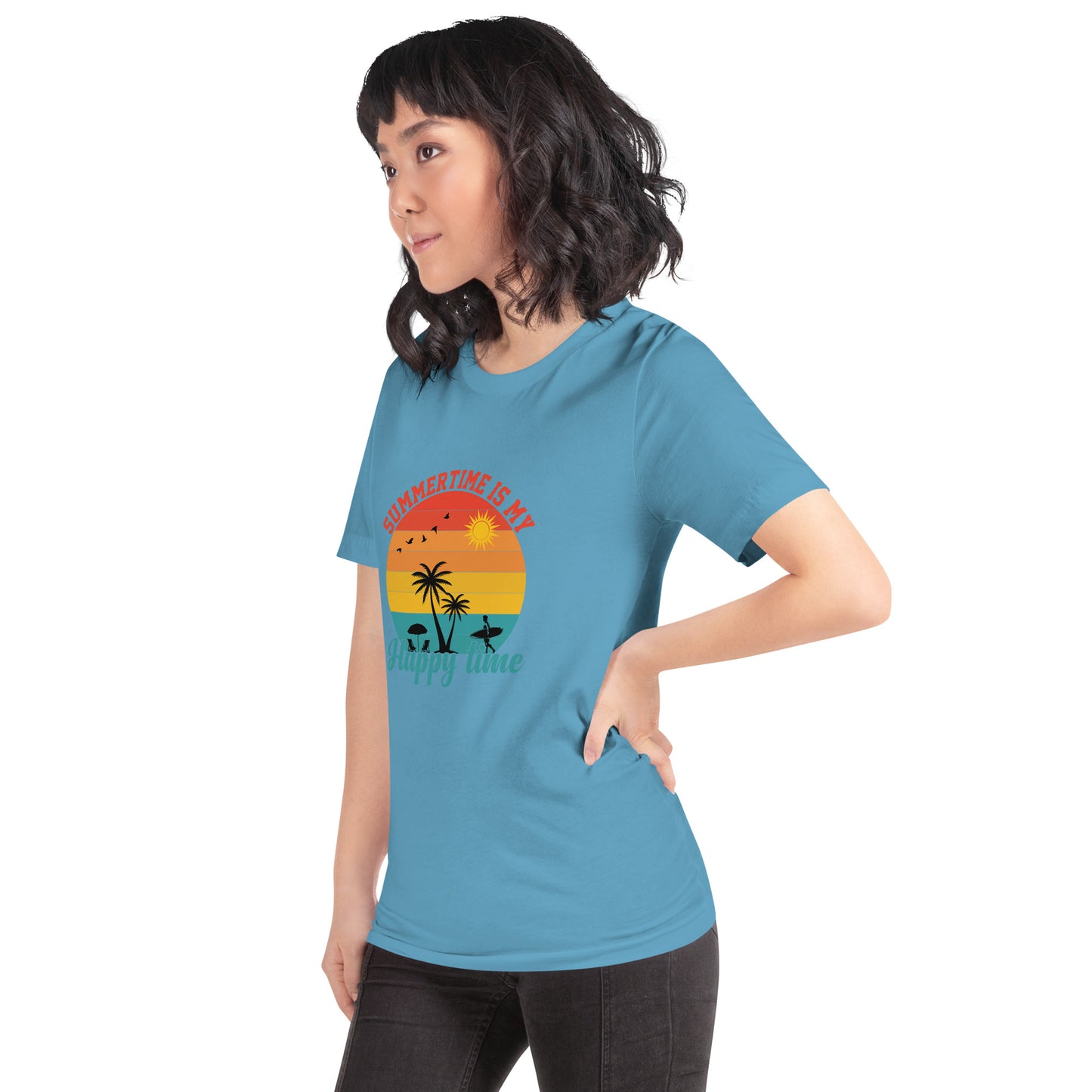 Summertime Is My Happy Time Unisex t-shirt