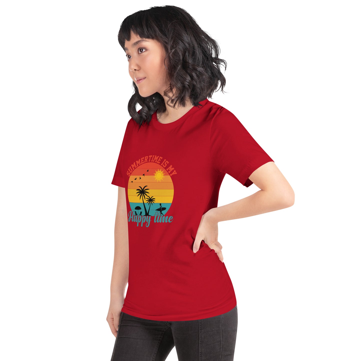 Summertime Is My Happy Time Unisex t-shirt