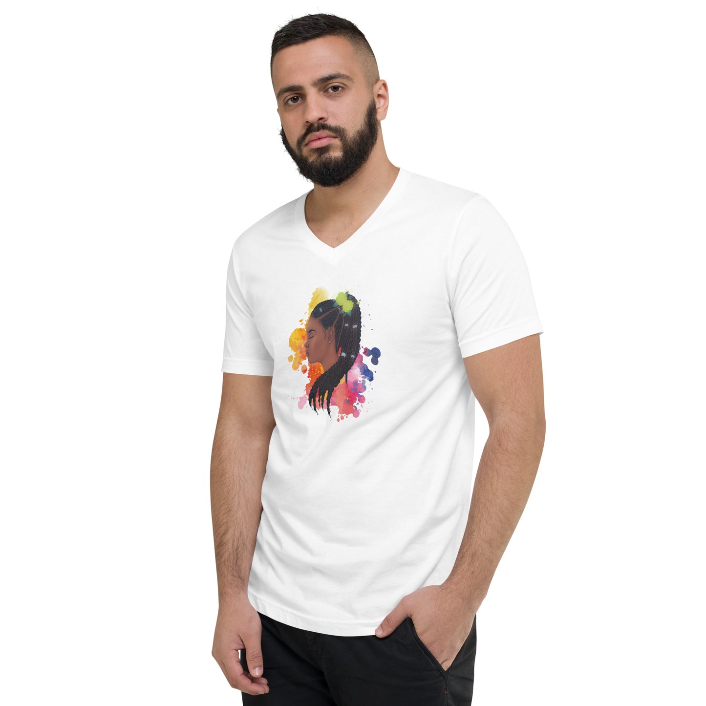 Beautiful Men's V-Neck T-Shirt