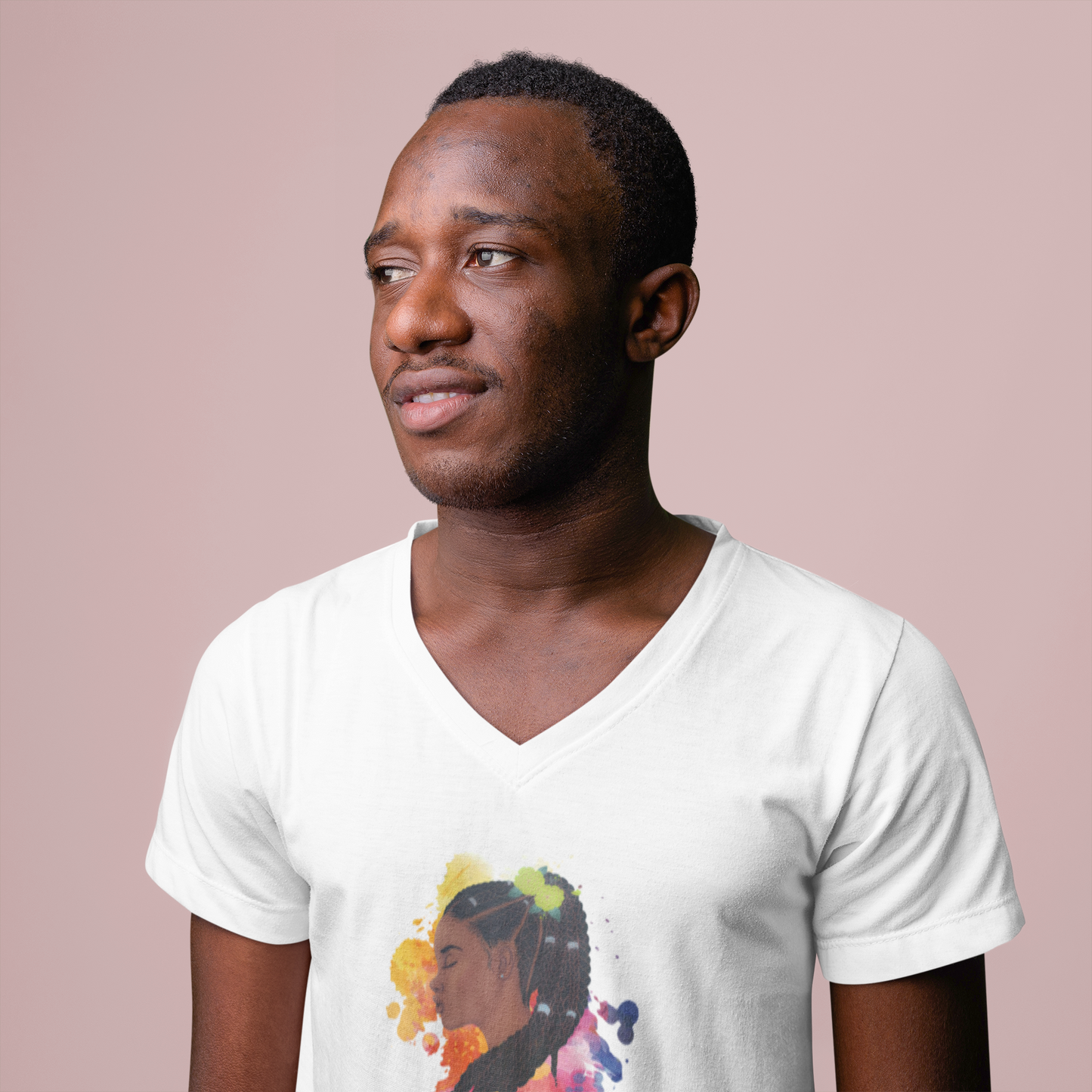 Beautiful Men's V-Neck T-Shirt