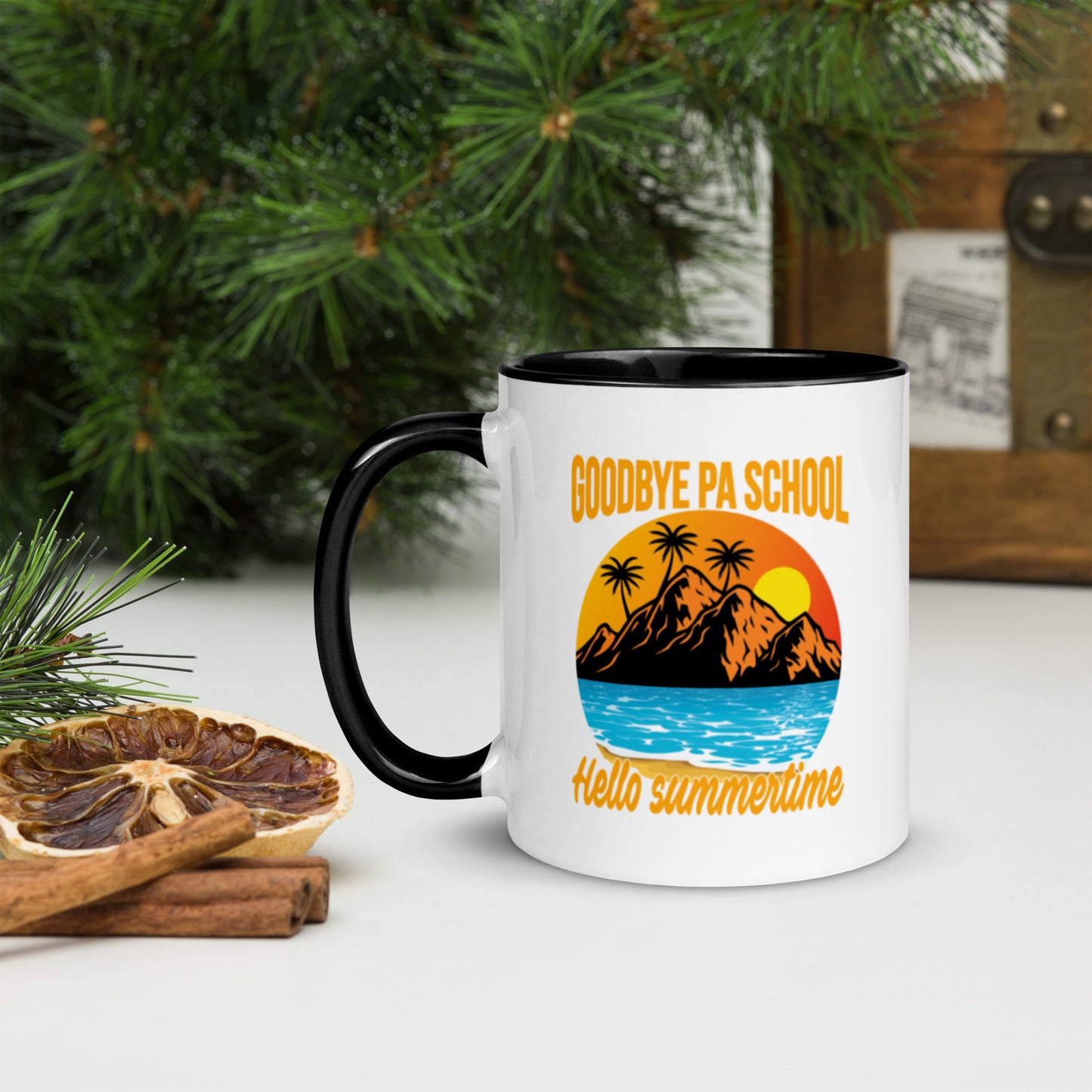 Goodbye PA School Mug with Color Inside