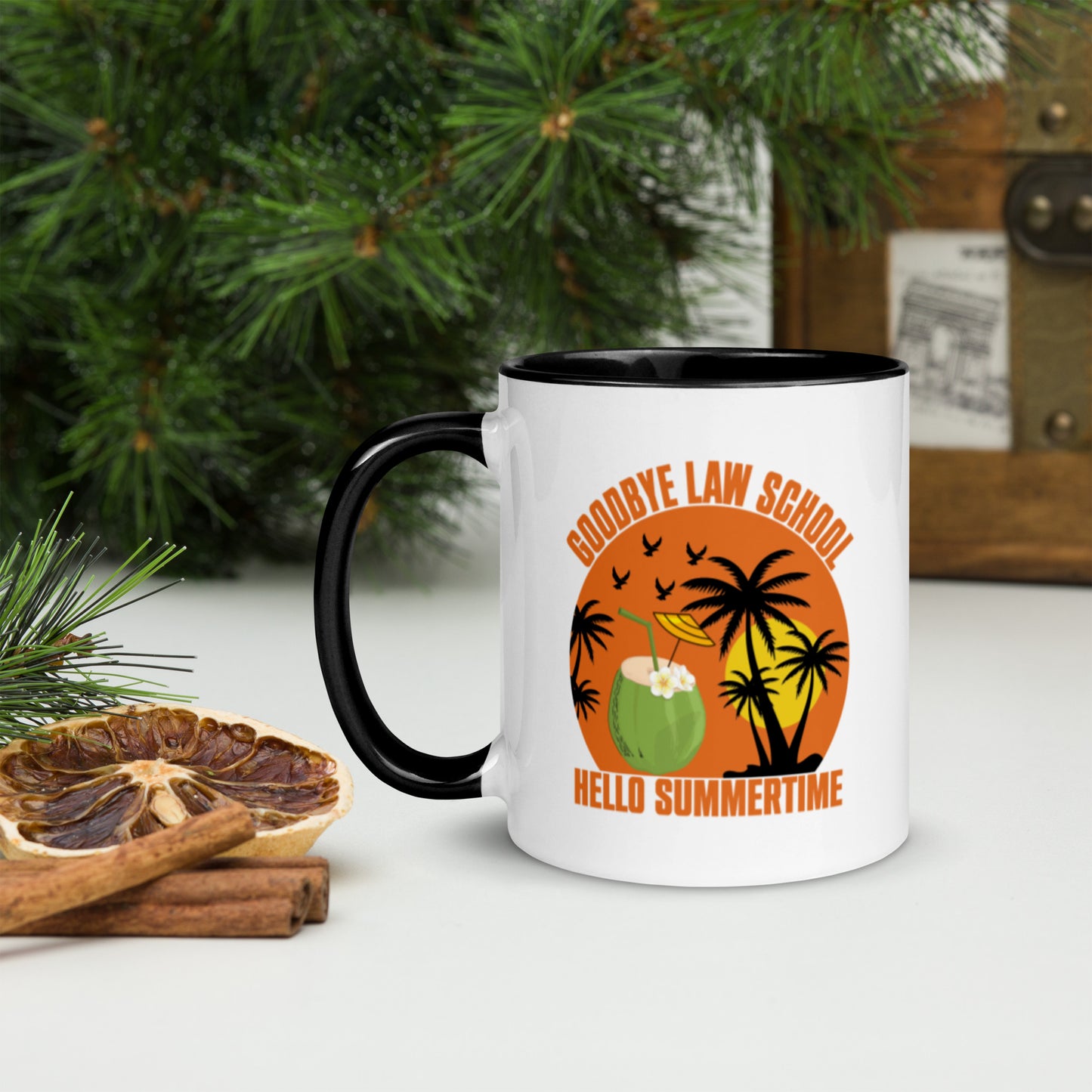 Goodbye Law School Mug with Color Inside