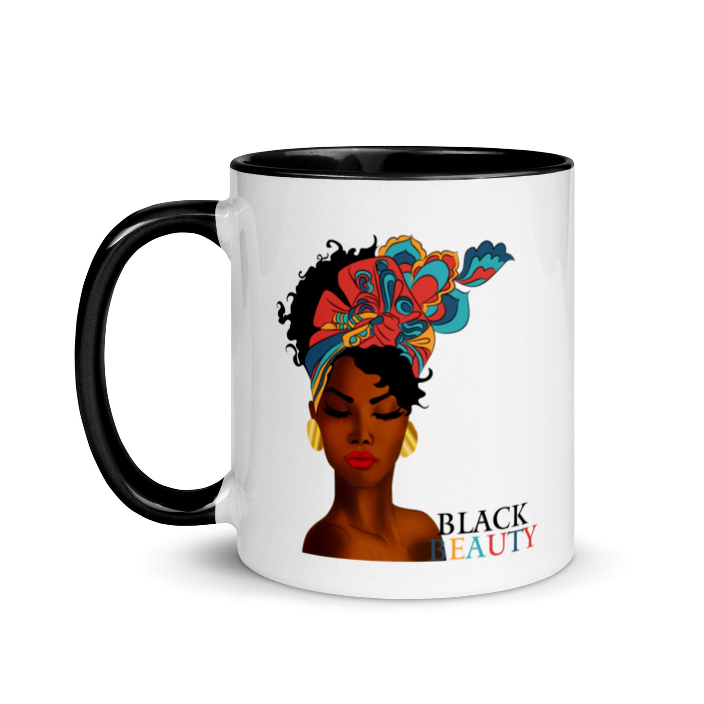 Black Beauty Mug with Color Inside