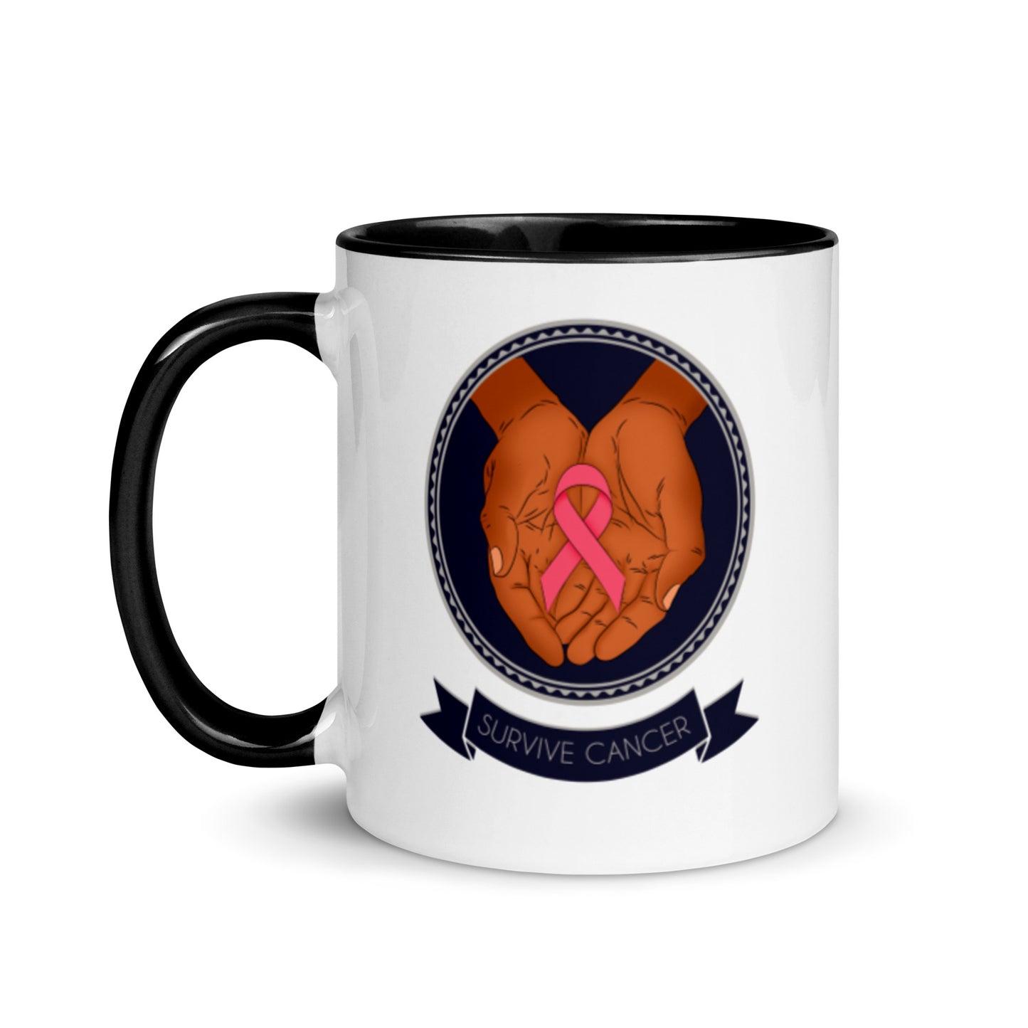Survive Cancer Mug with Color Inside