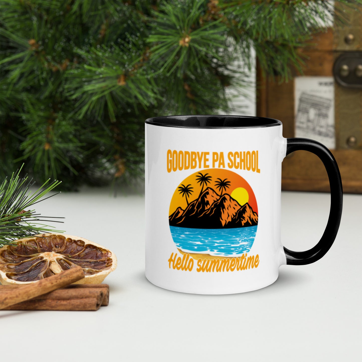 Goodbye PA School Mug with Color Inside