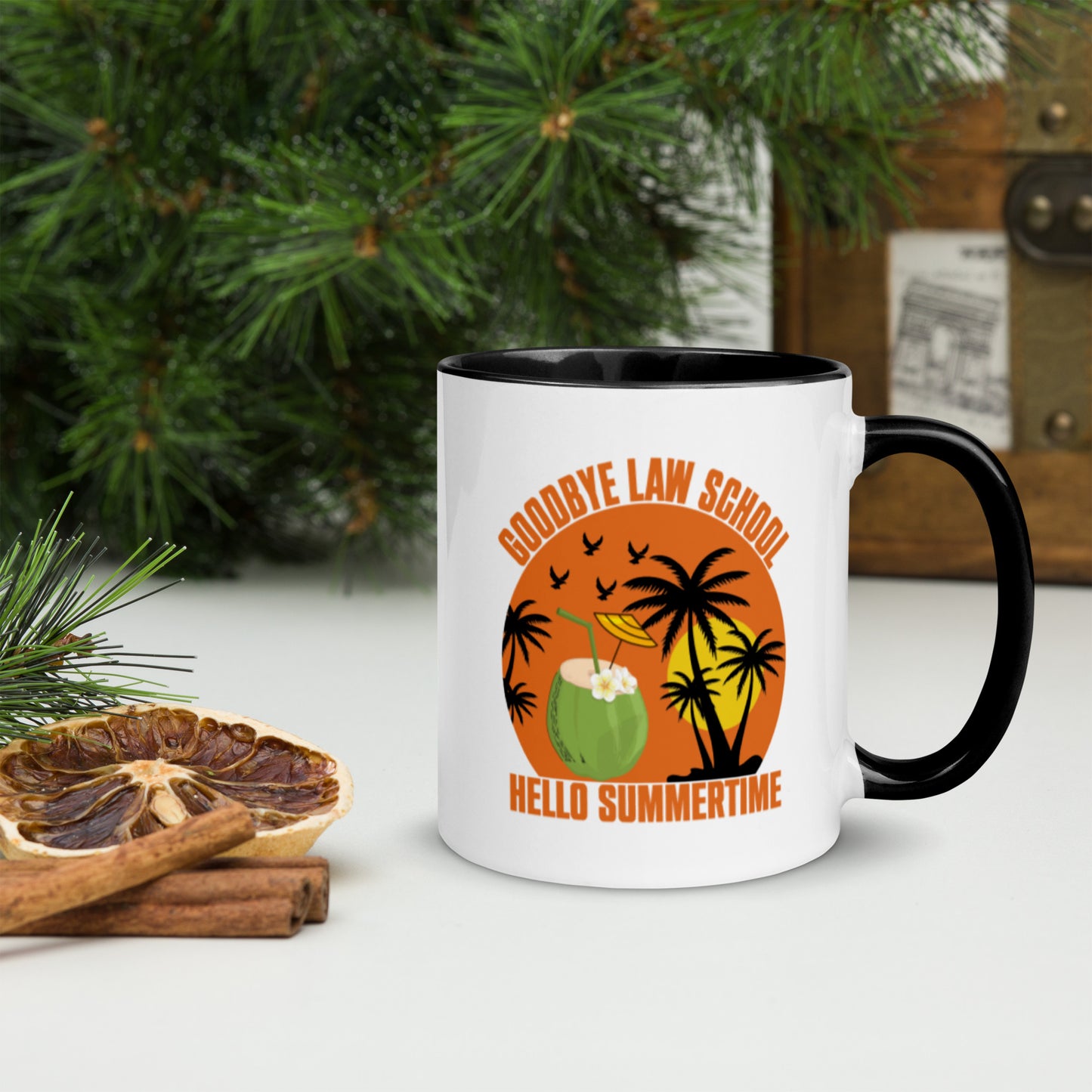 Goodbye Law School Mug with Color Inside