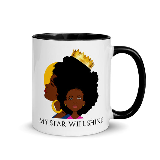 My Star Will Shine Mug with Color Inside