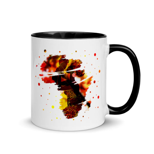 Mom With Child Mug with Color Inside