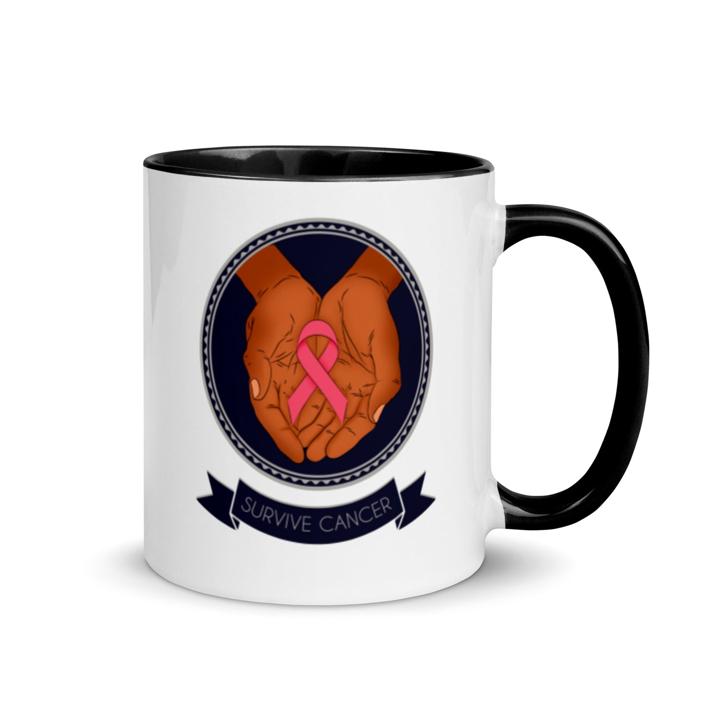 Survive Cancer Mug with Color Inside
