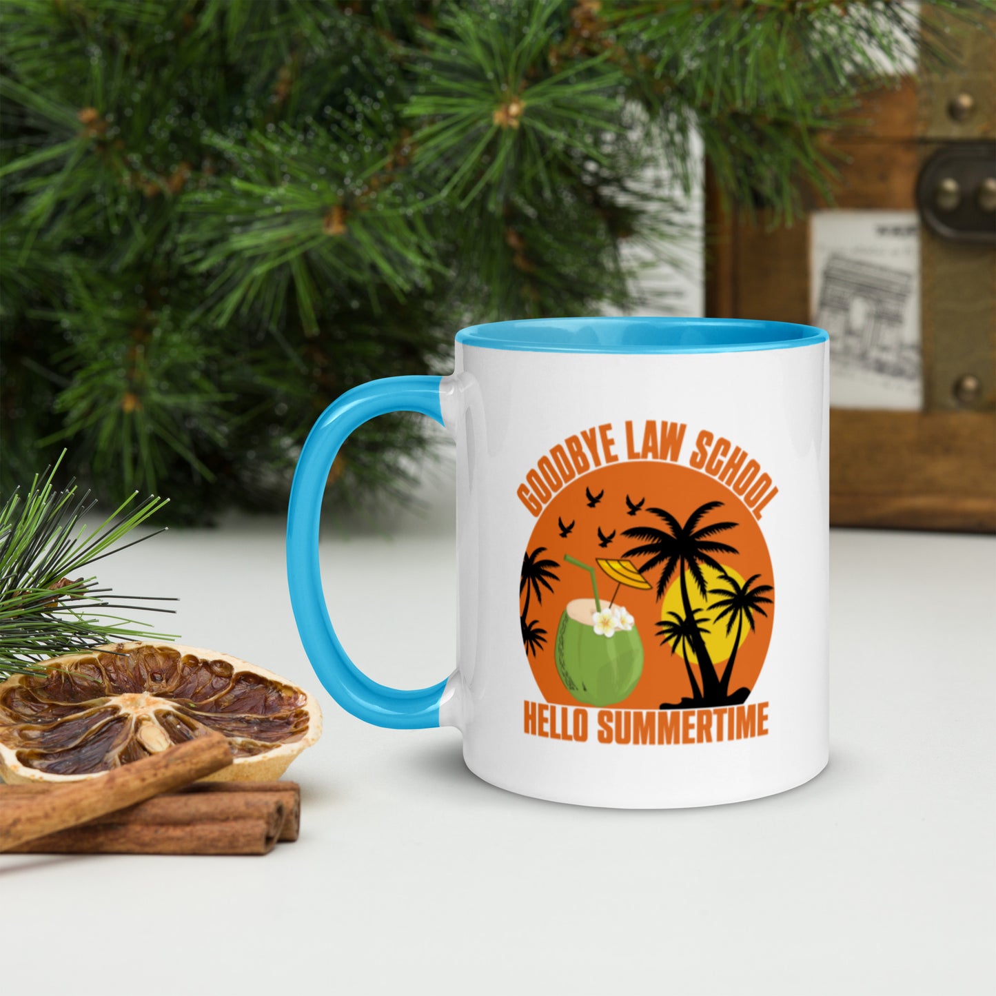 Goodbye Law School Mug with Color Inside