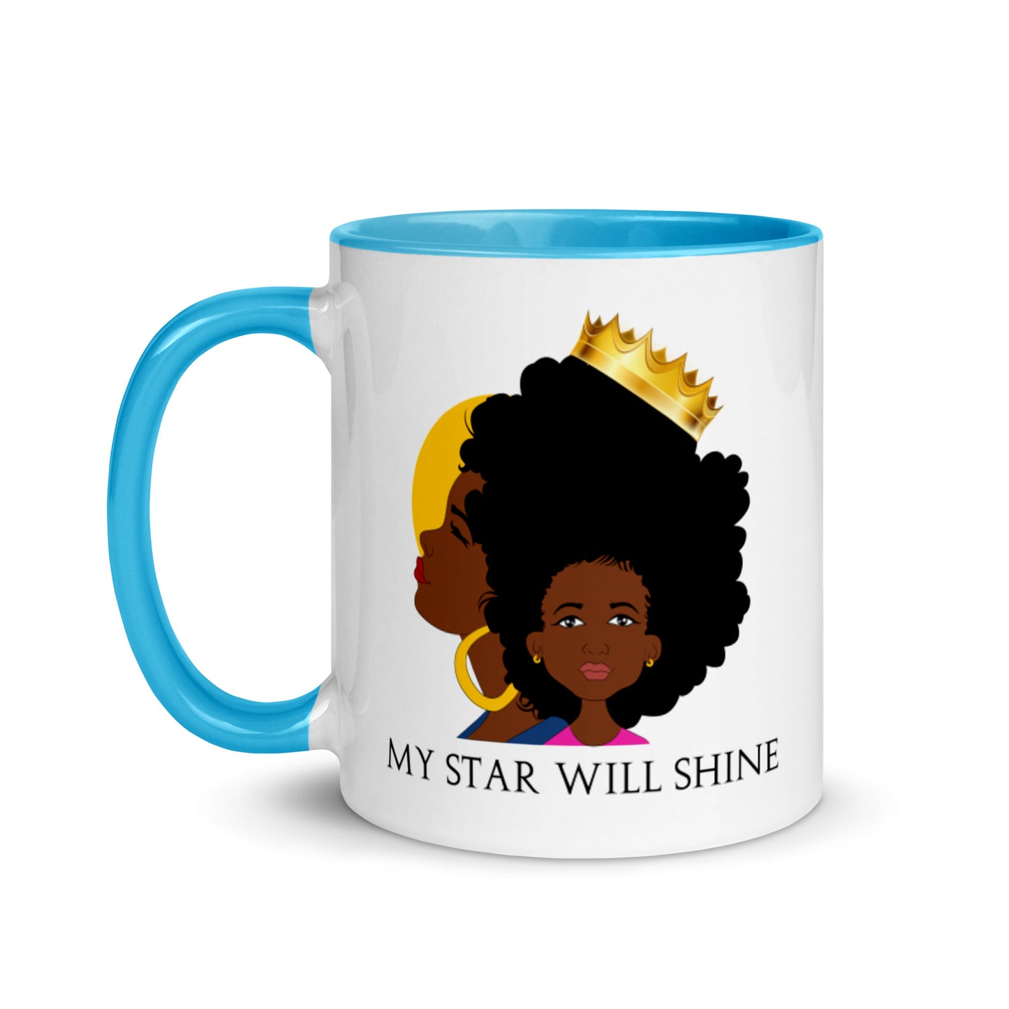 My Star Will Shine Mug with Color Inside