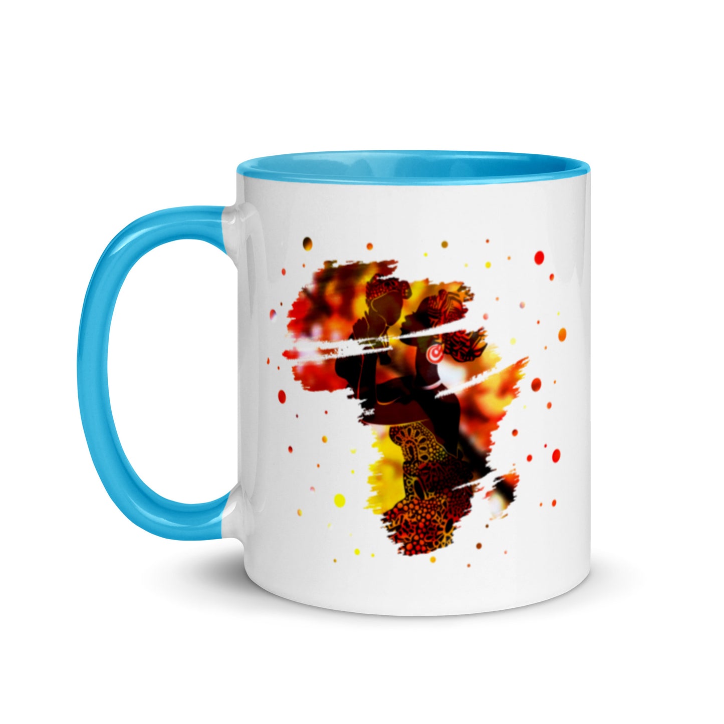 Mom With Child Mug with Color Inside