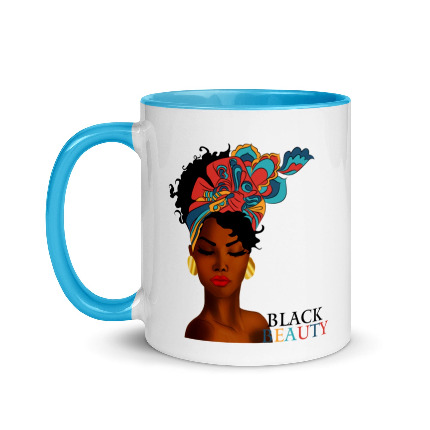 Black Beauty Mug with Color Inside