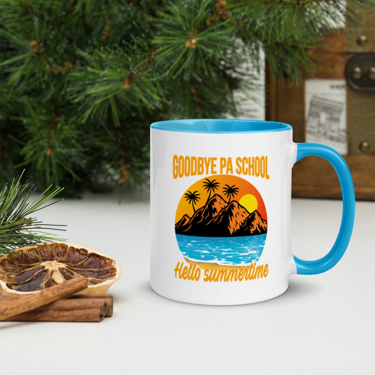 Goodbye PA School Mug with Color Inside