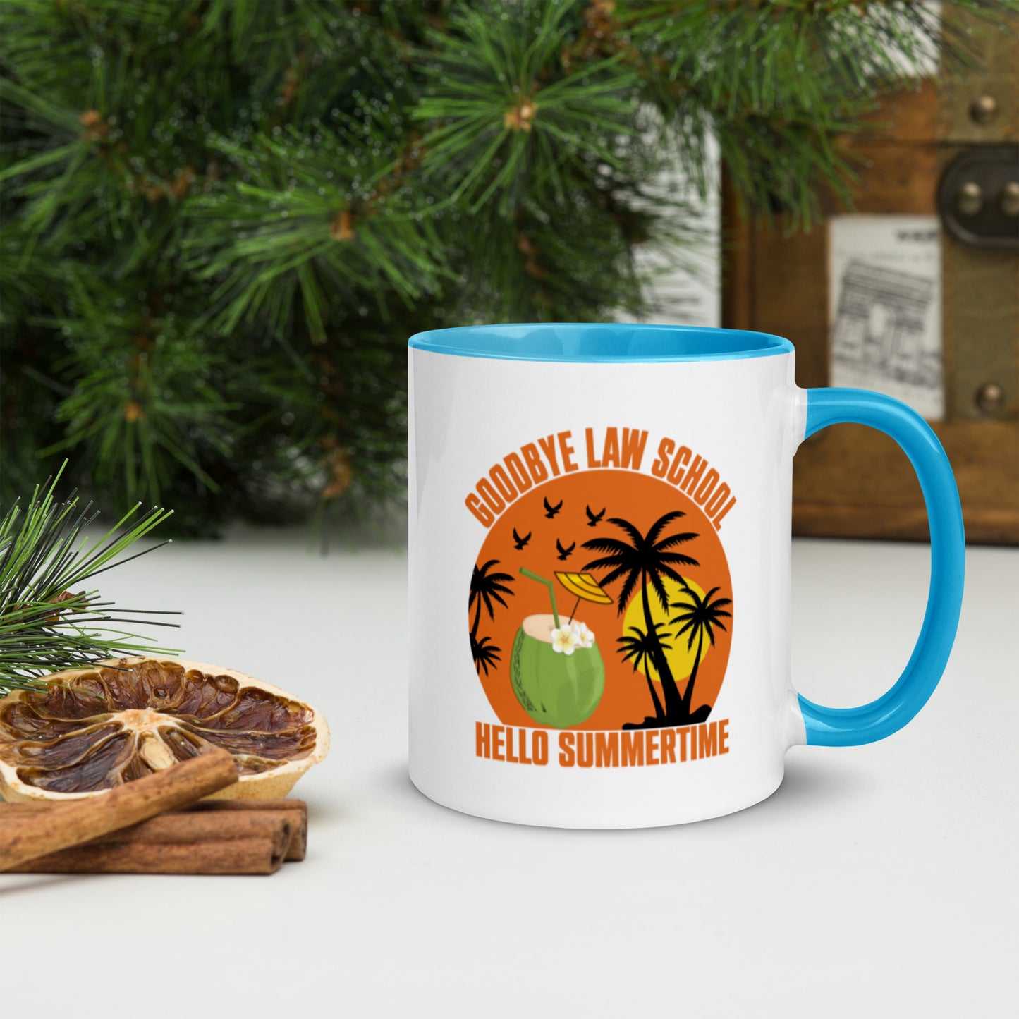 Goodbye Law School Mug with Color Inside