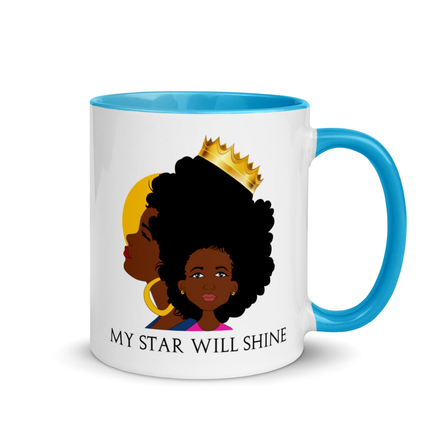 My Star Will Shine Mug with Color Inside