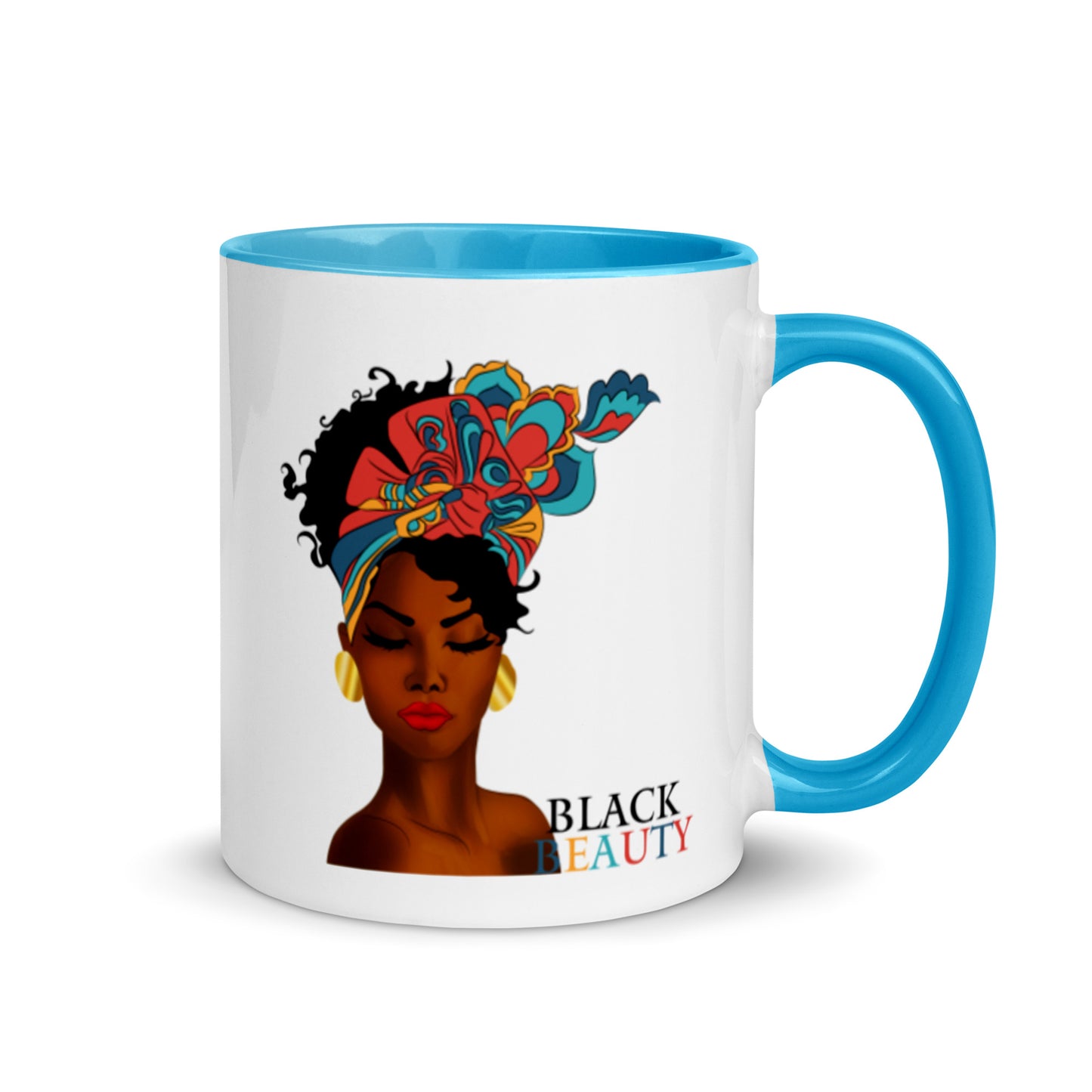 Black Beauty Mug with Color Inside