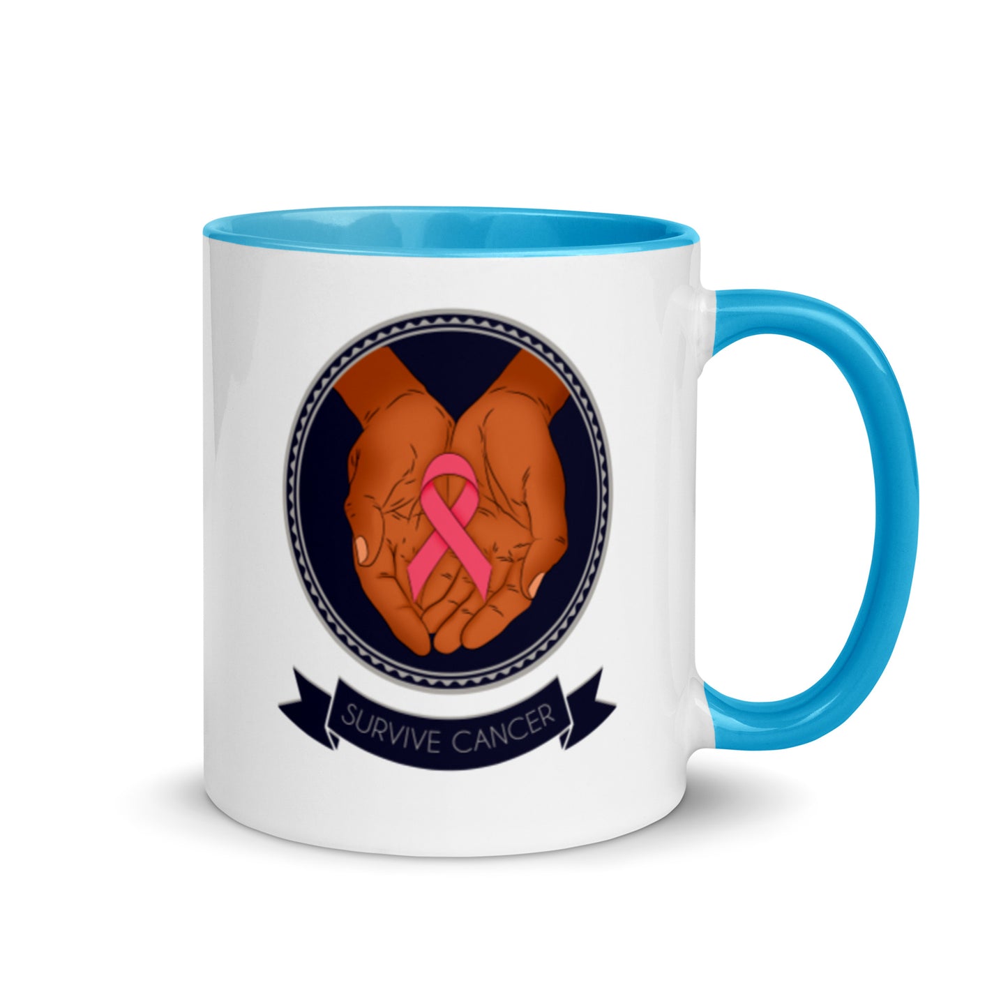 Survive Cancer Mug with Color Inside