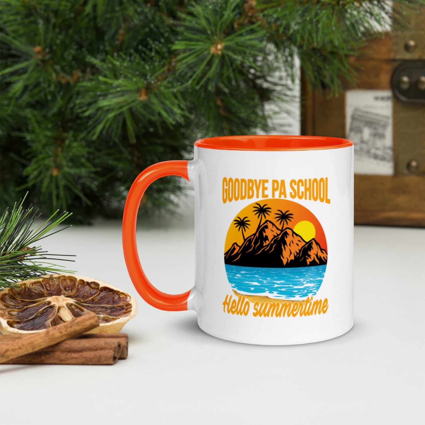 Goodbye PA School Mug with Color Inside