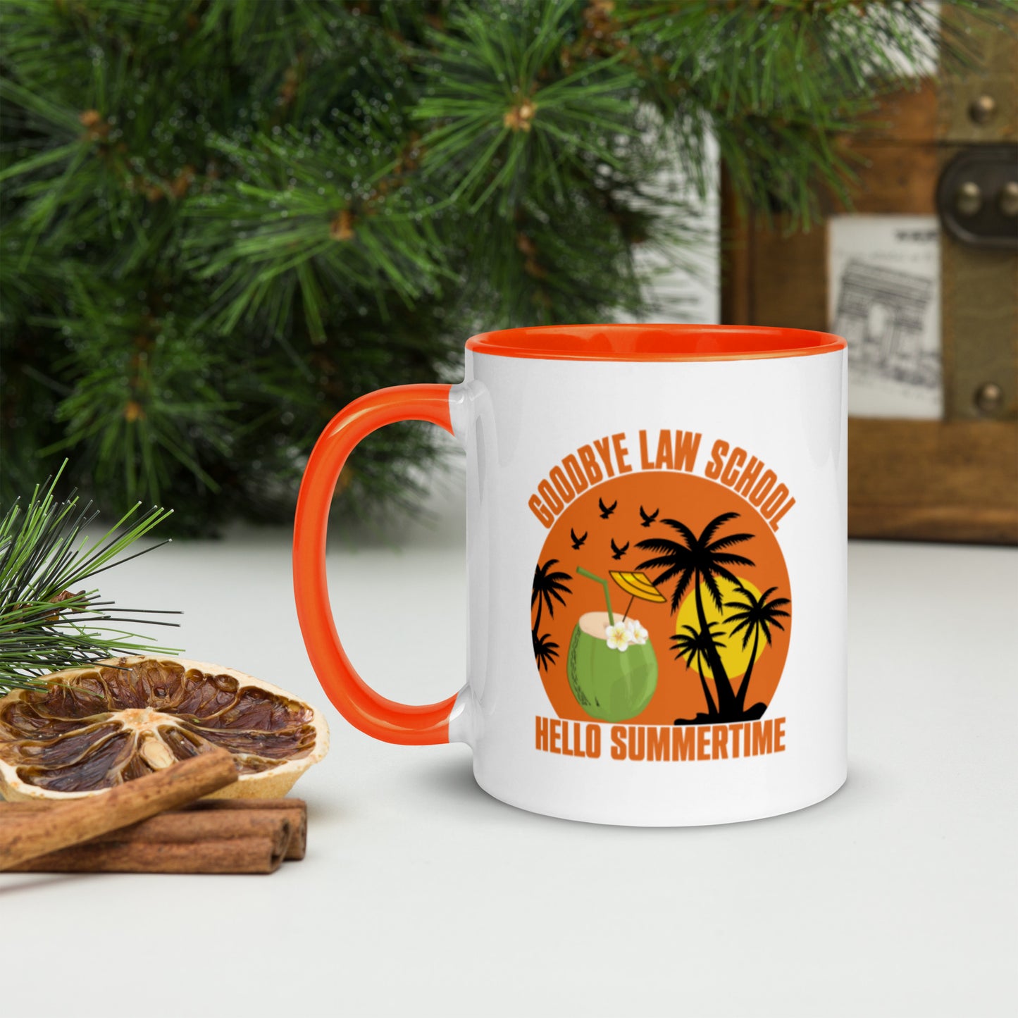 Goodbye Law School Mug with Color Inside