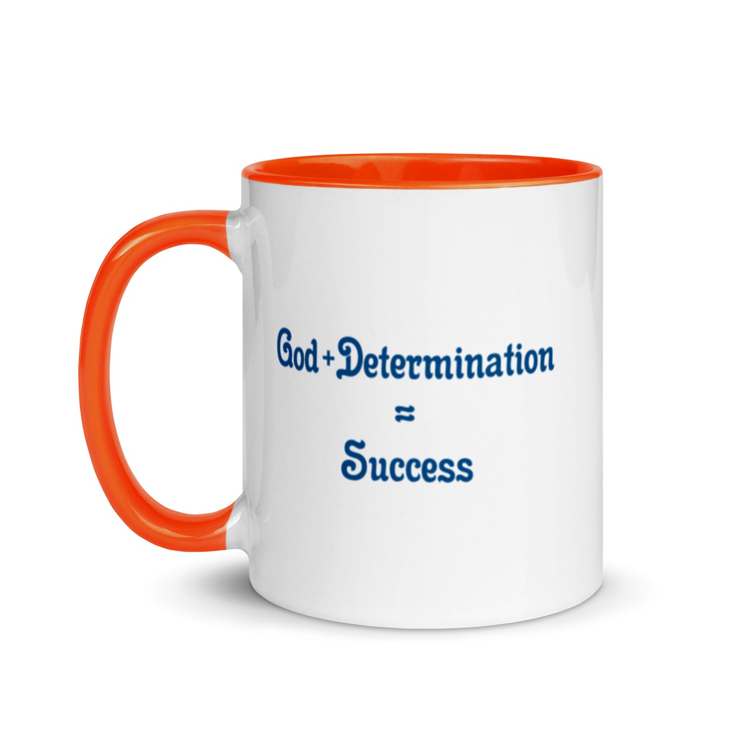 God + Determination = Success Mug
