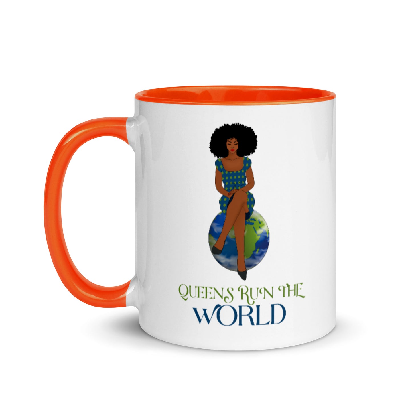 Queens Run The World Mug with Color Inside