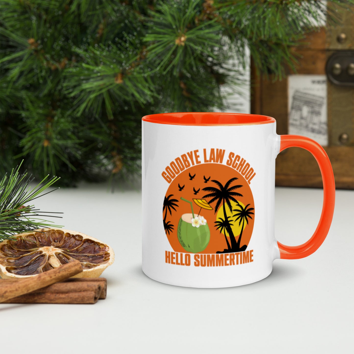 Goodbye Law School Mug with Color Inside