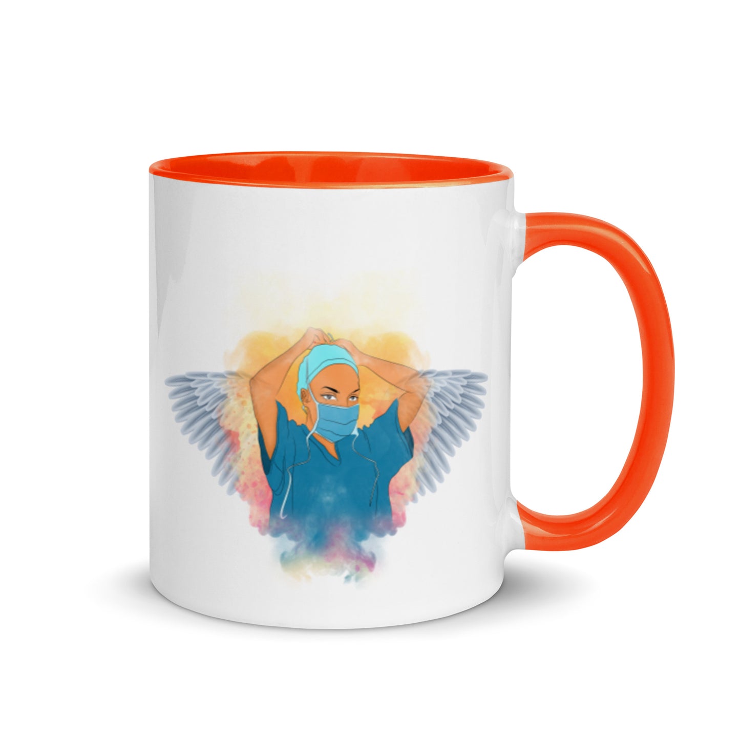 Nurse Is Angel Mug with Color Inside
