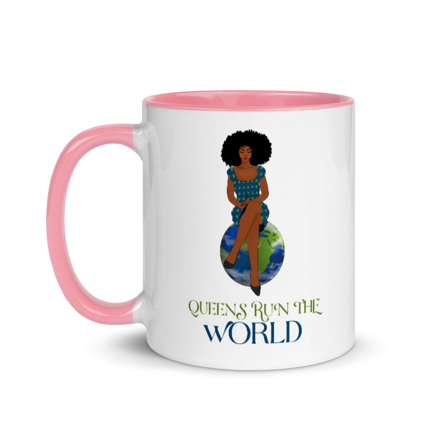 Queens Run The World Mug with Color Inside