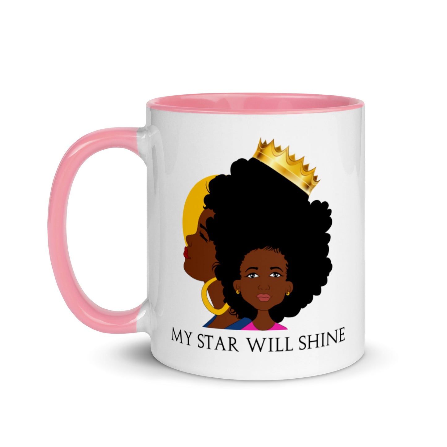 My Star Will Shine Mug with Color Inside