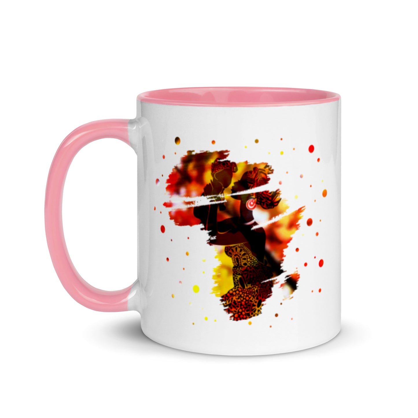 Mom With Child Mug with Color Inside