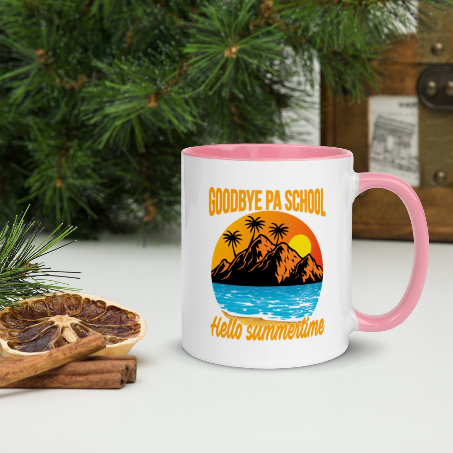 Goodbye PA School Mug with Color Inside