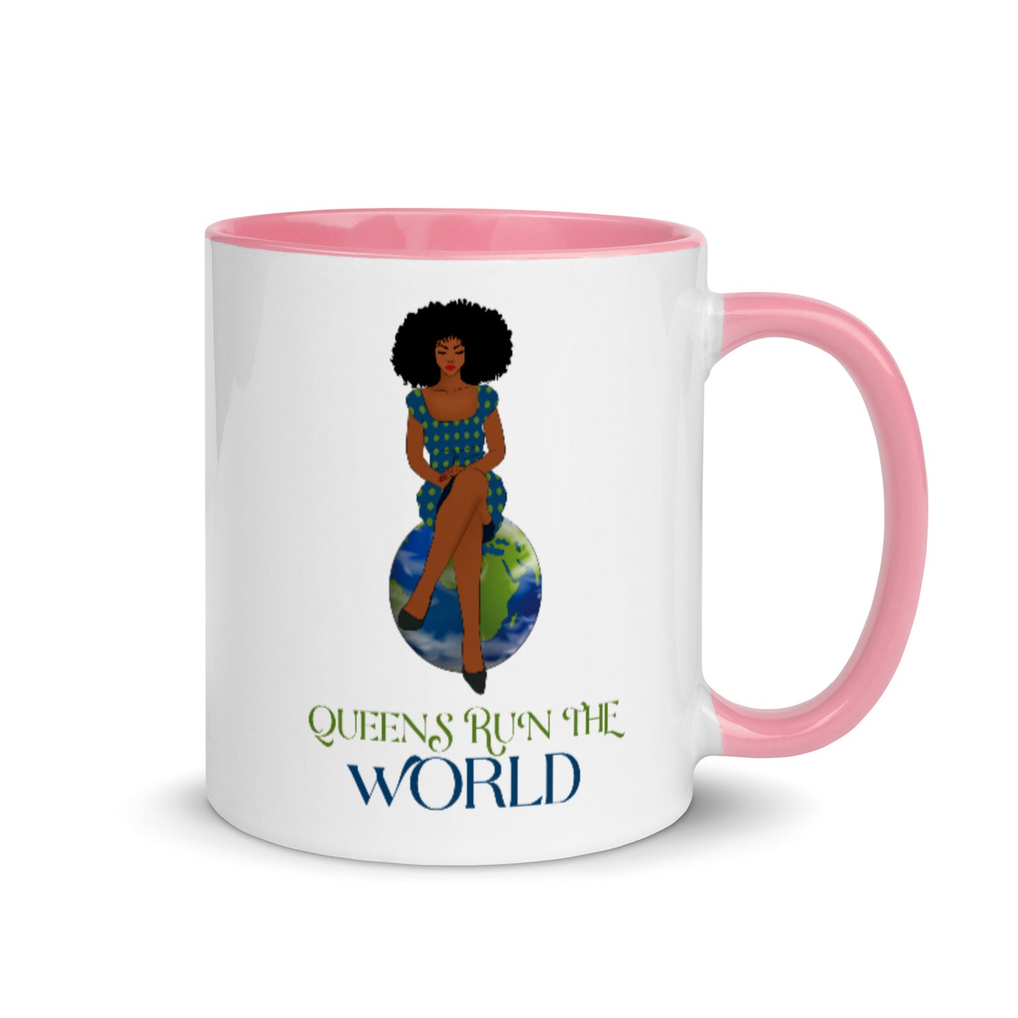 Queens Run The World Mug with Color Inside