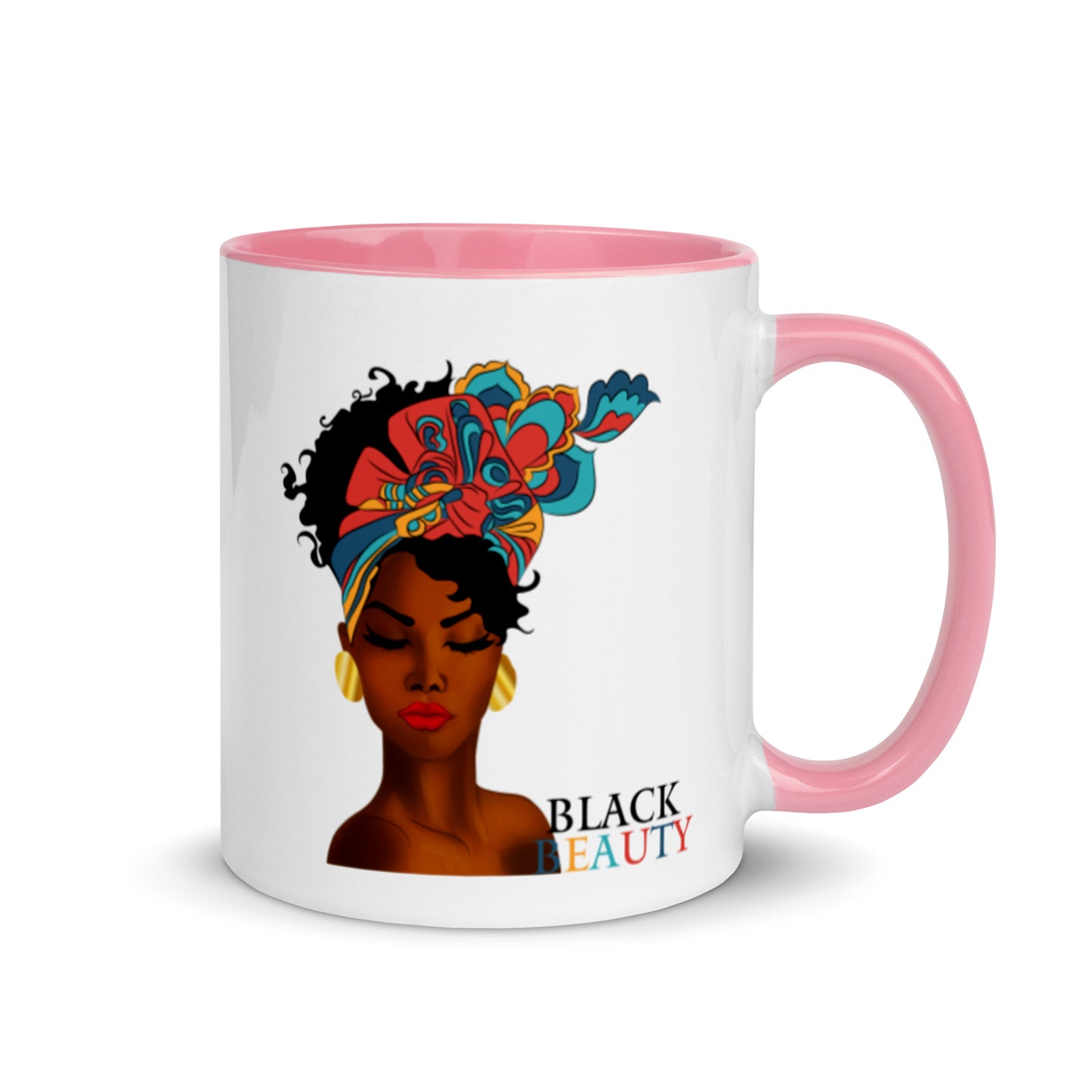 Black Beauty Mug with Color Inside