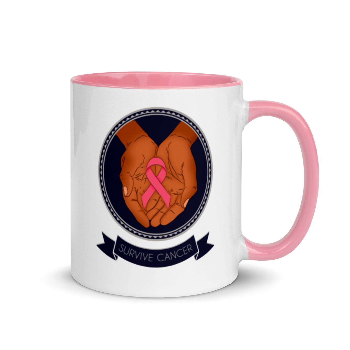 Survive Cancer Mug with Color Inside