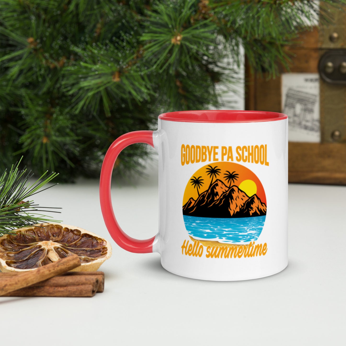 Goodbye PA School Mug with Color Inside