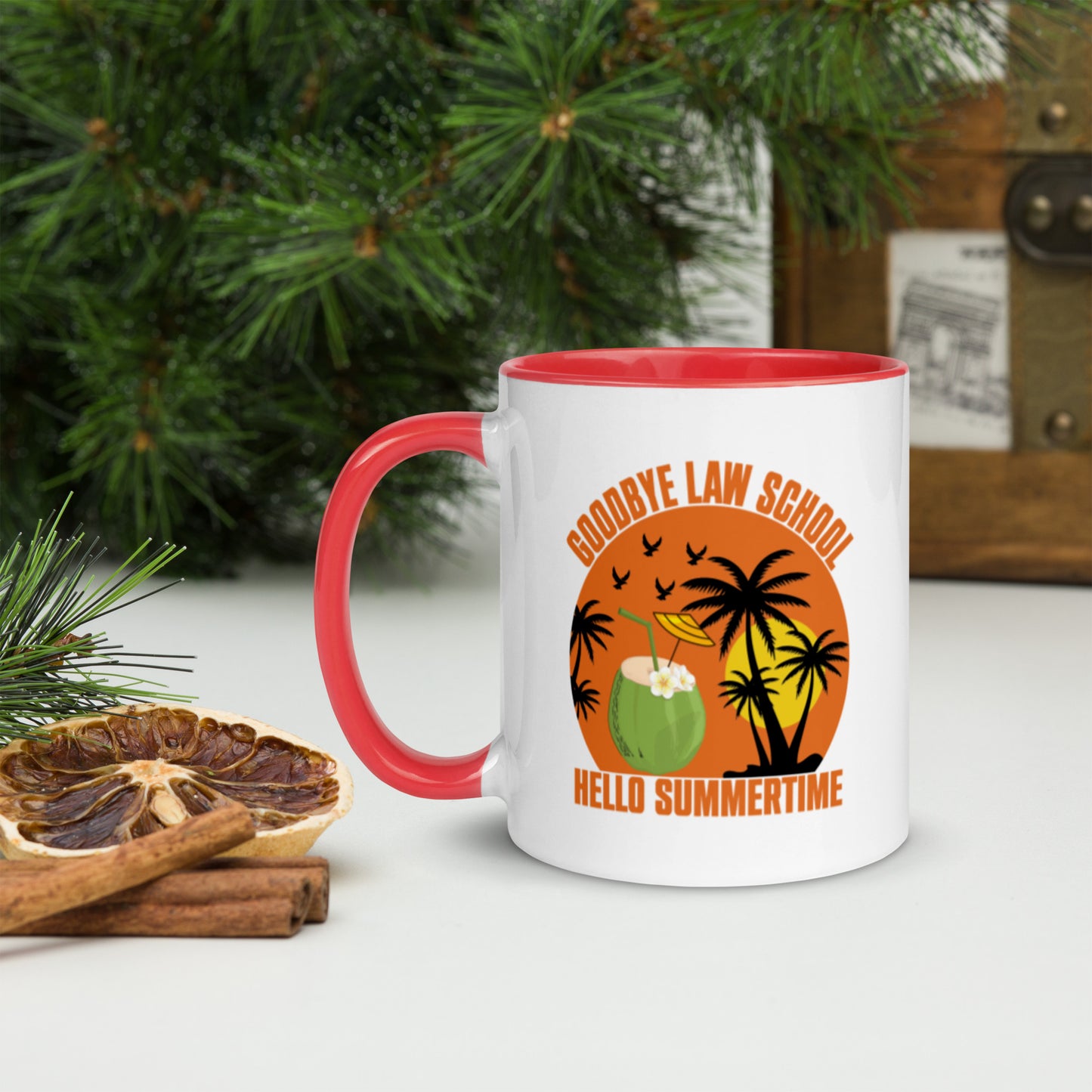 Goodbye Law School Mug with Color Inside