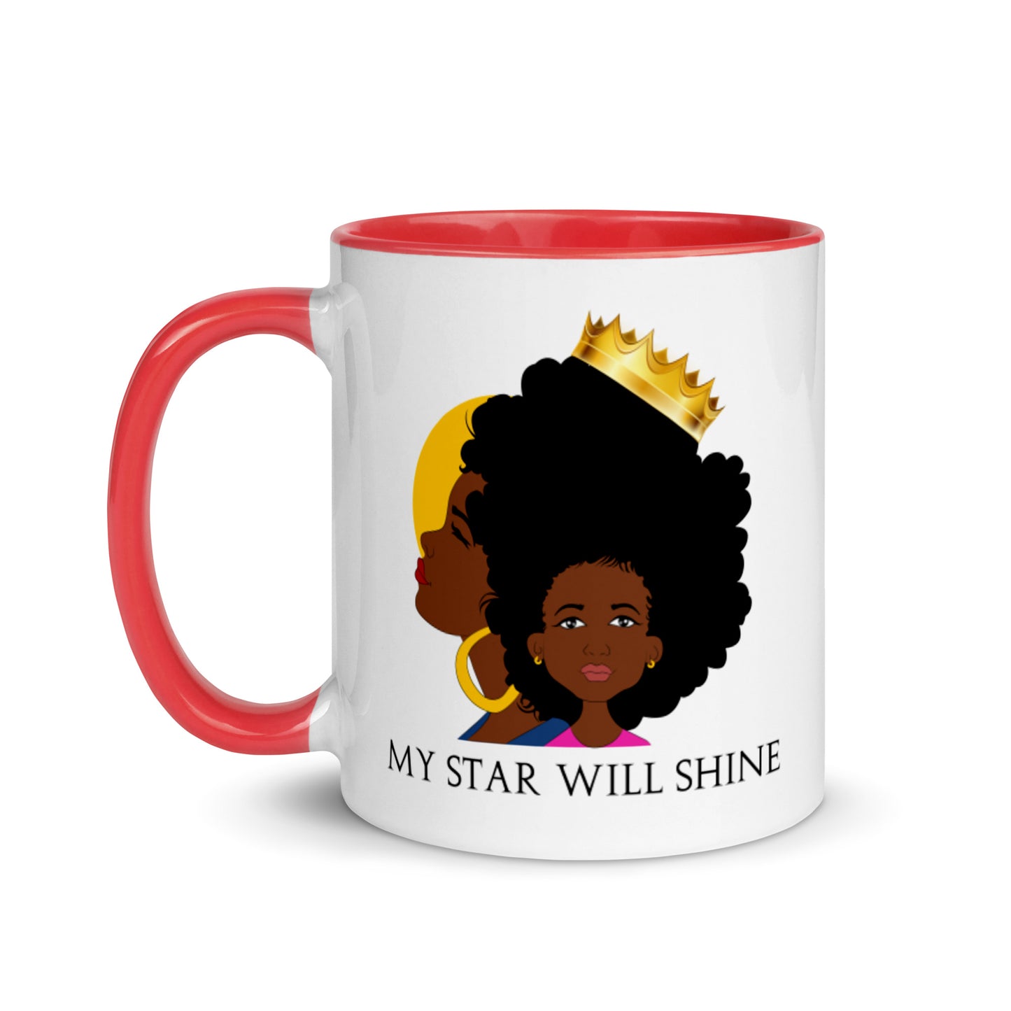 My Star Will Shine Mug with Color Inside