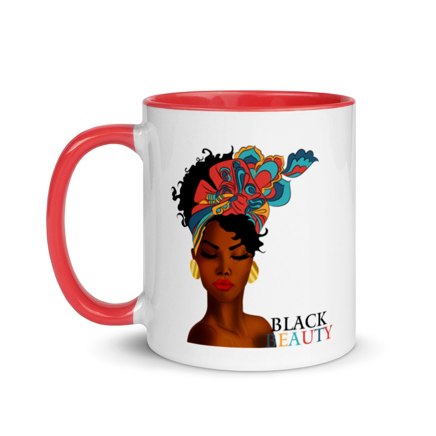 Black Beauty Mug with Color Inside