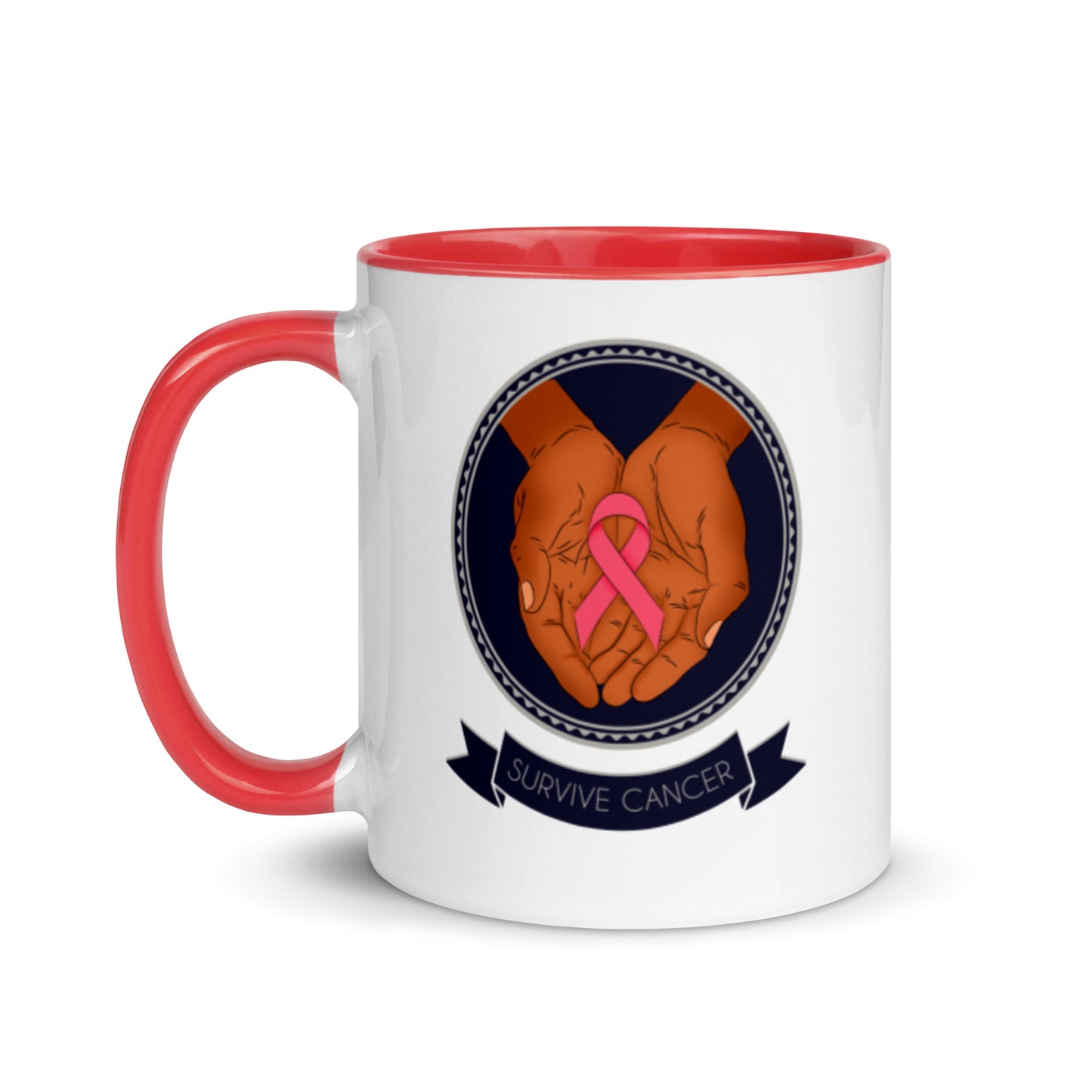 Survive Cancer Mug with Color Inside