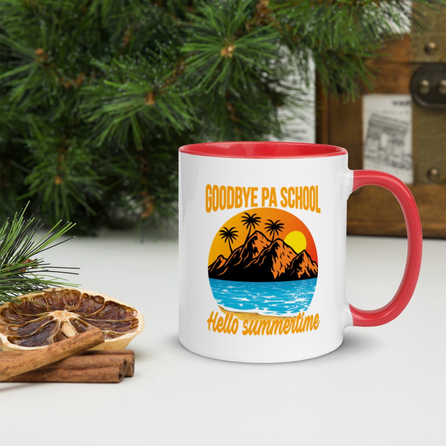 Goodbye PA School Mug with Color Inside
