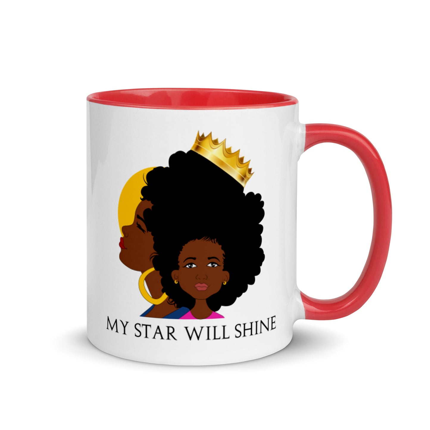 My Star Will Shine Mug with Color Inside