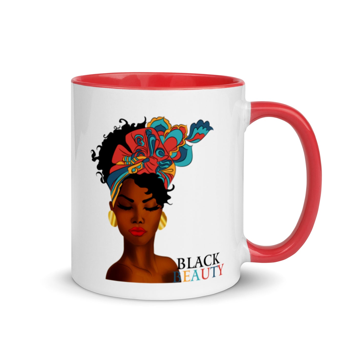 Black Beauty Mug with Color Inside