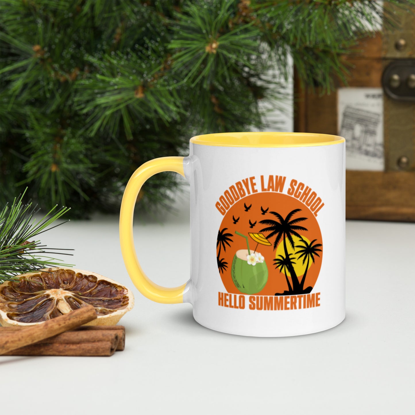 Goodbye Law School Mug with Color Inside